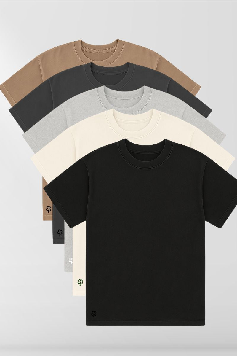 5-Pack Essential Box Tee