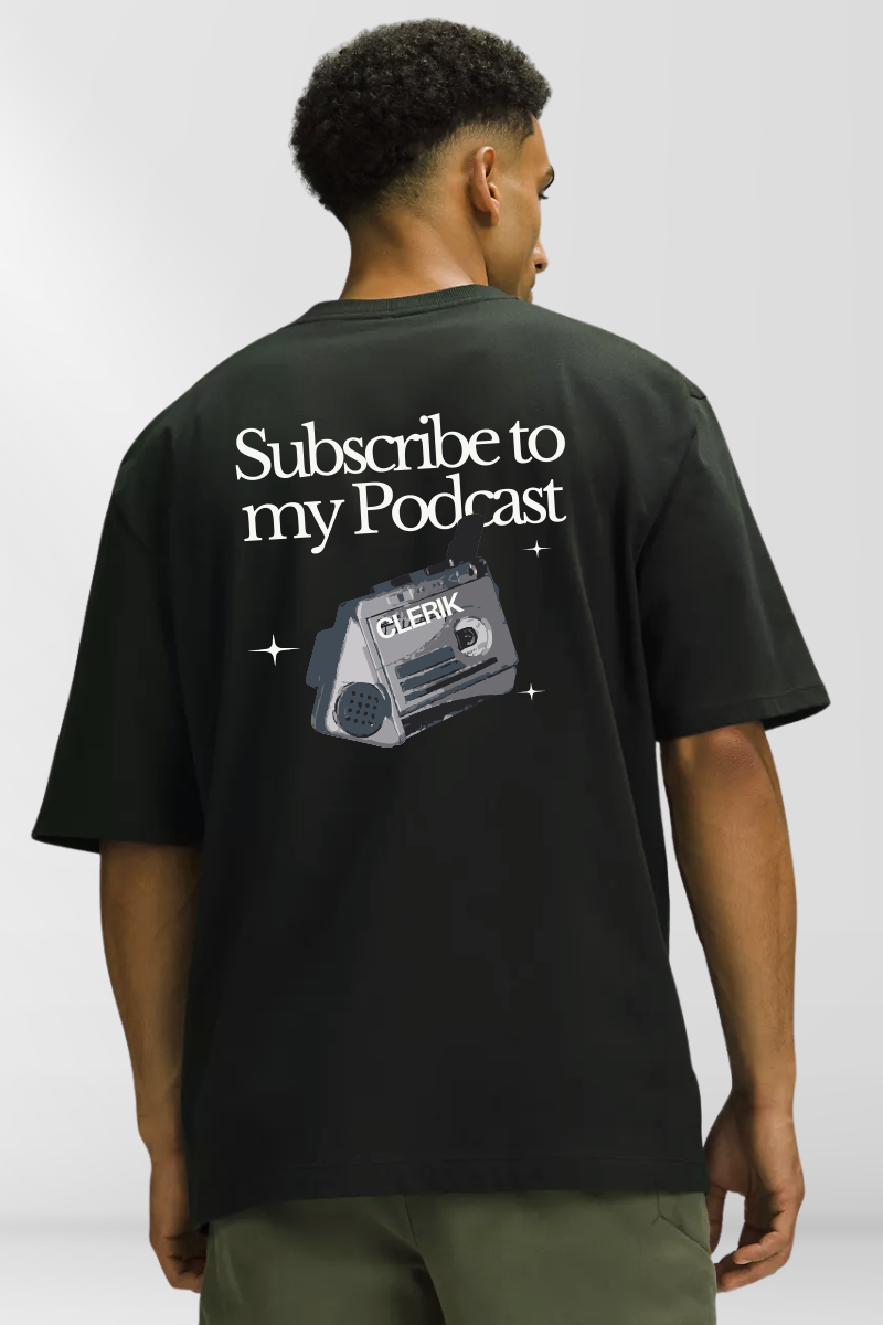 Subscribe to My Podcast On Vintage Black Box Tee