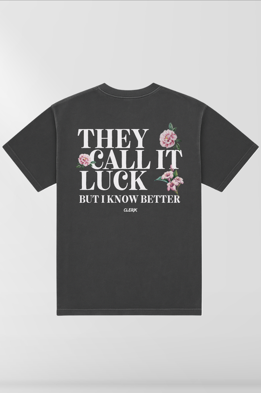 Gracias God on Vintage Black Box Tee