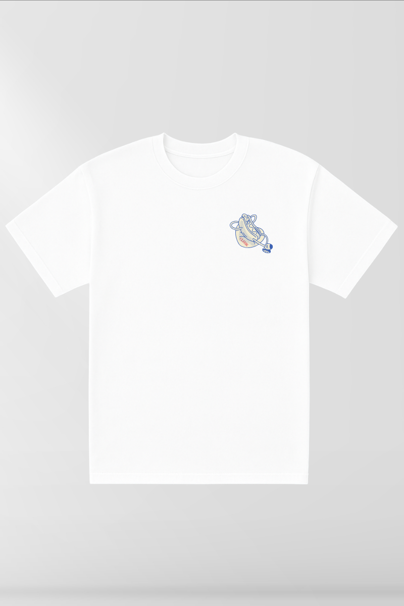 It's A Bad Day to Be a Hot Dog on White Box Tee